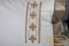 Jogo de Cama Bordado Simetria #Geo 7